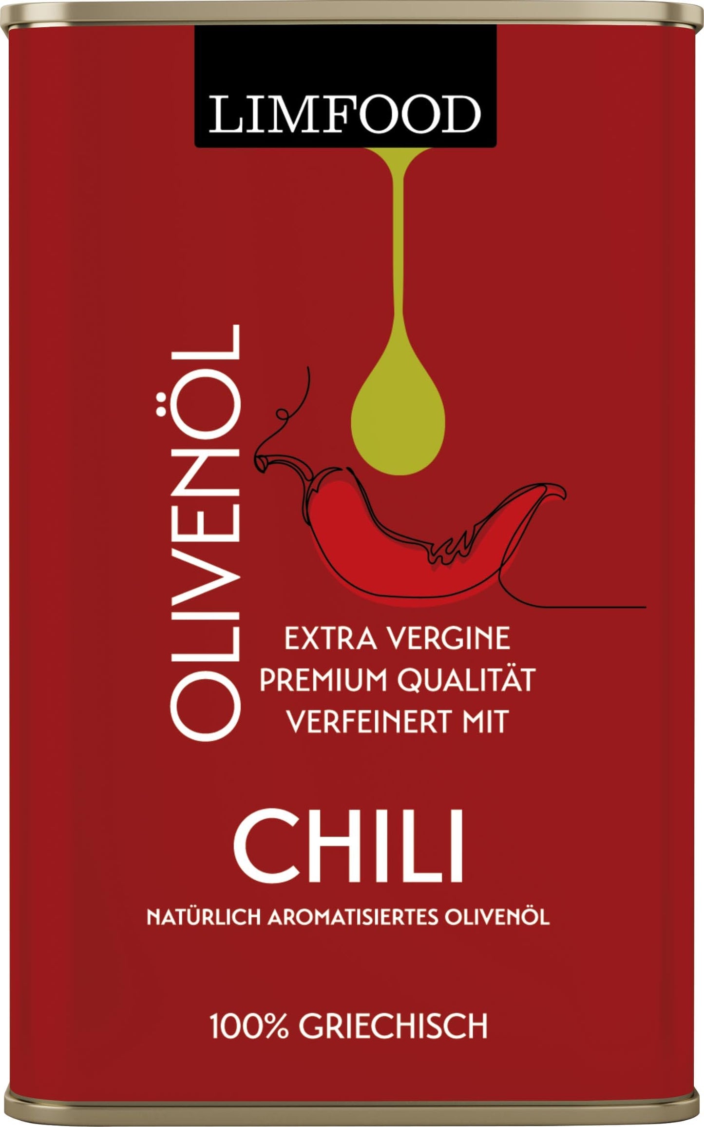 Limfood | 250ml Olivenöl aromatisiert aus Griechenland, natives Olivenöl aus Korinth in Peloponnes