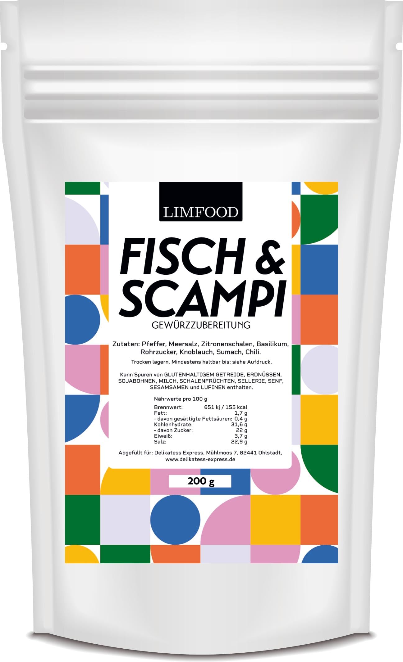 Limfood | 200g Fisch & Scampi & Garnelen Gewürz