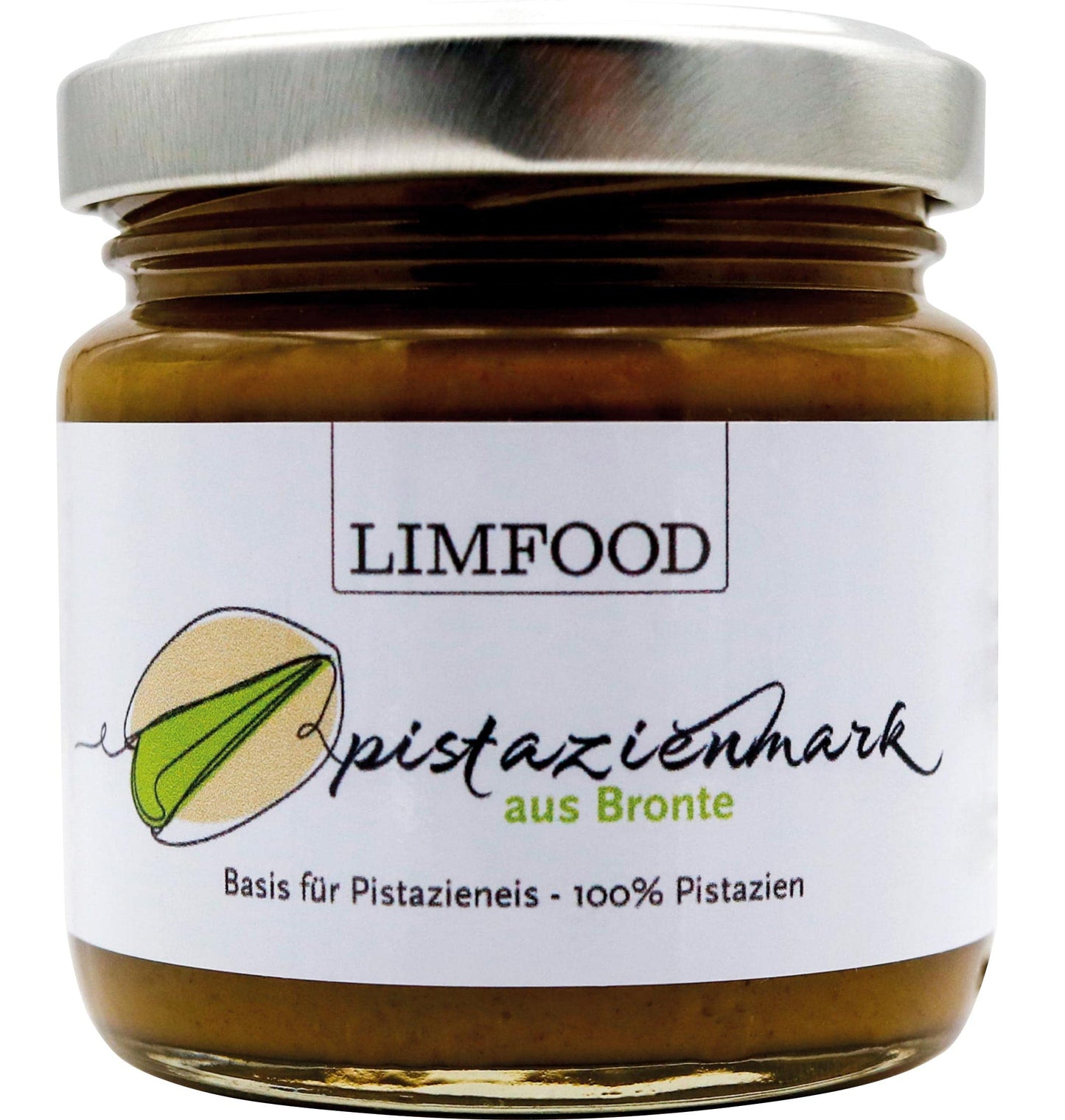 Limfood | 90g 100% reines Pistazienmark aus Bronte, Pistazienpaste zum Backen, zur Eisherstellung