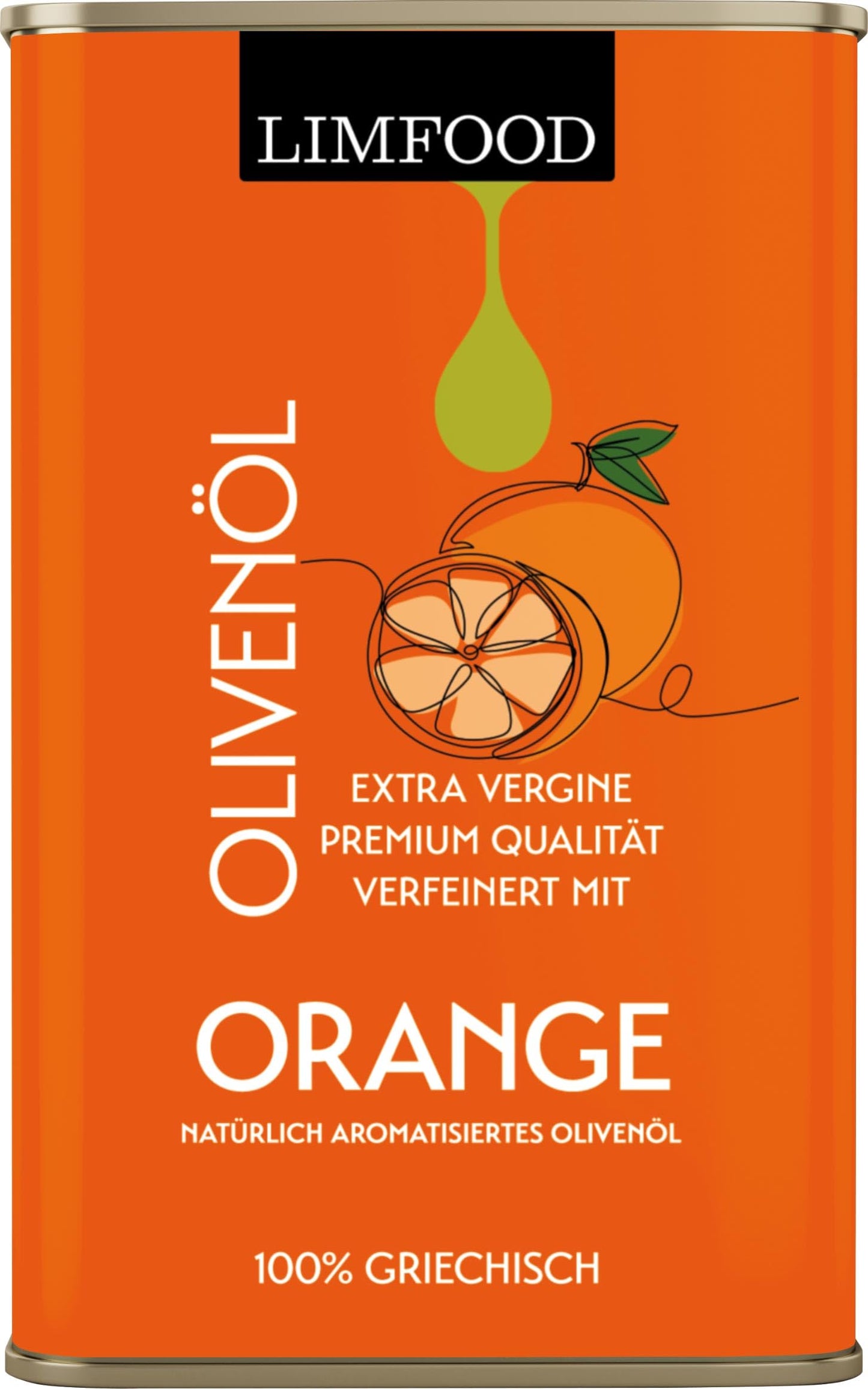 Limfood | 250ml Olivenöl aromatisiert aus Griechenland, natives Olivenöl aus Korinth in Peloponnes