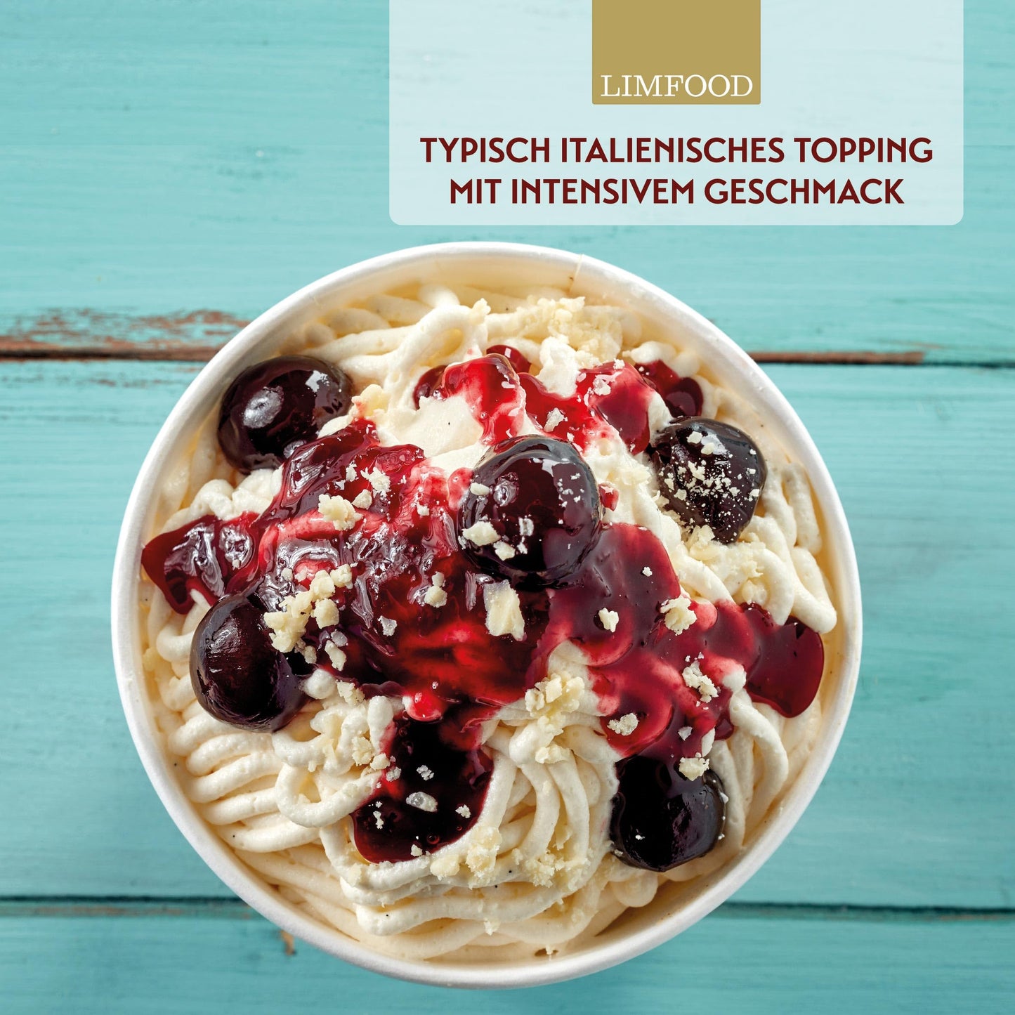 Limfood | 400g Maraschino Kirschen - aromatische italienische Kirschen in Sirup - alkoholfrei