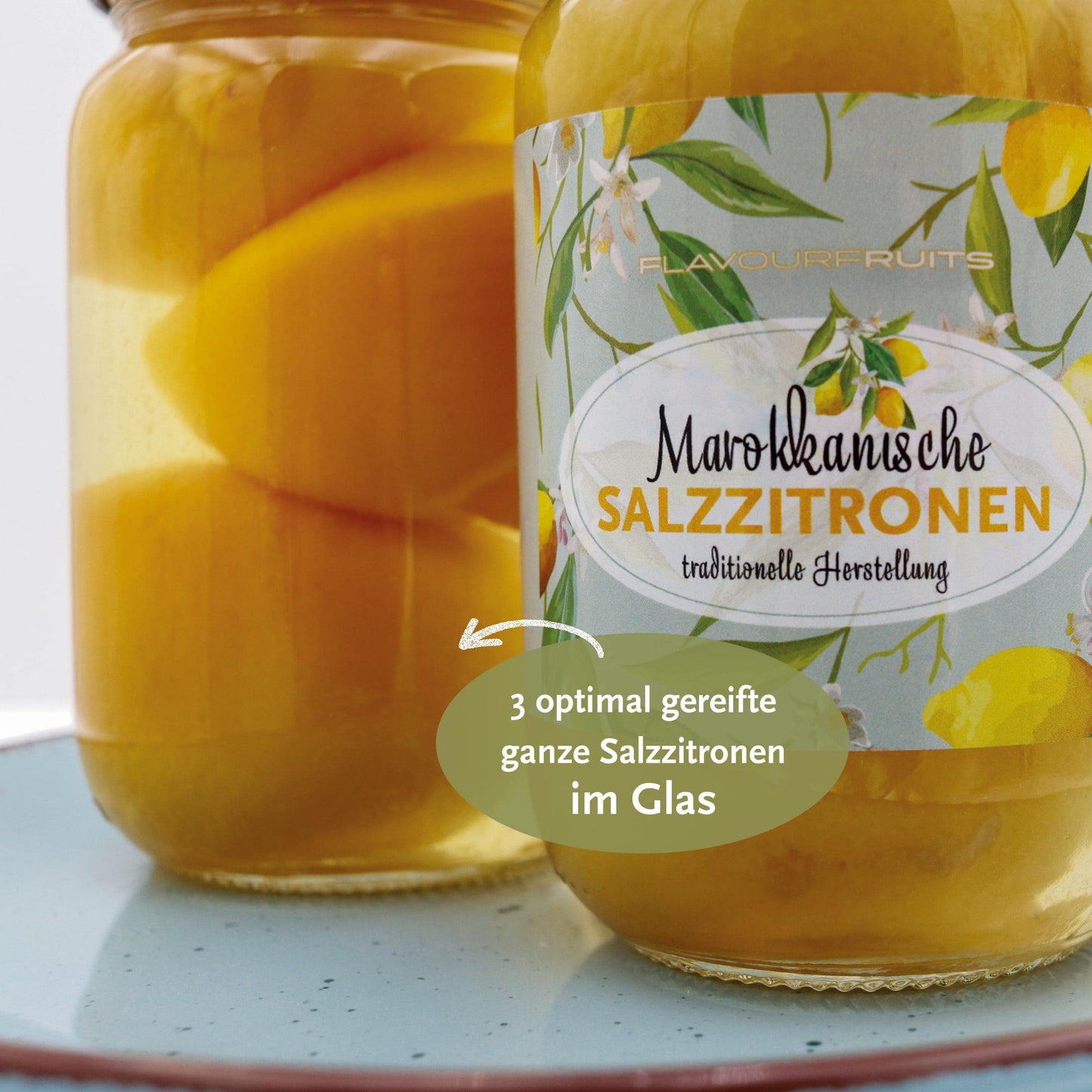 Limfood | 200g Original marokkanische eingelegte ganze Salzzitronen