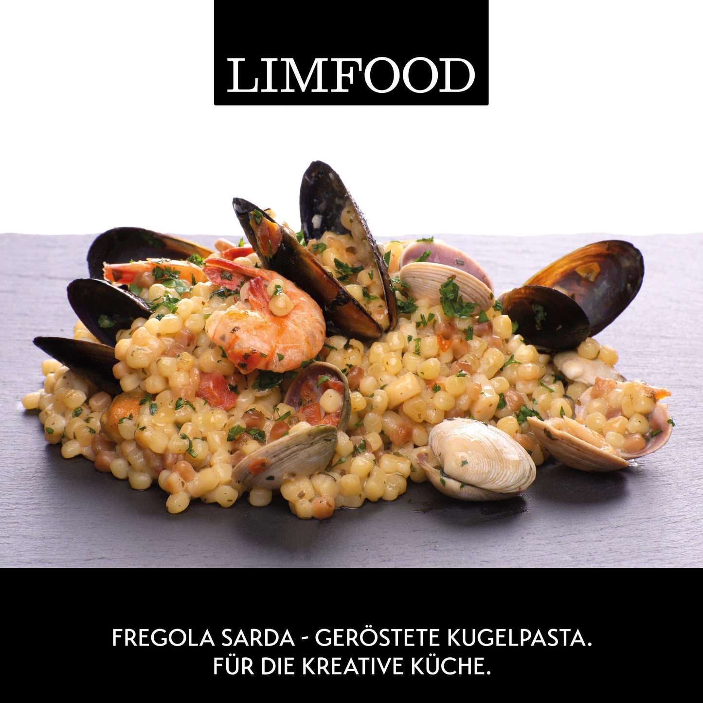 Limfood | 500g Fregola Sarda Pasta, Kugelpasta Tostada