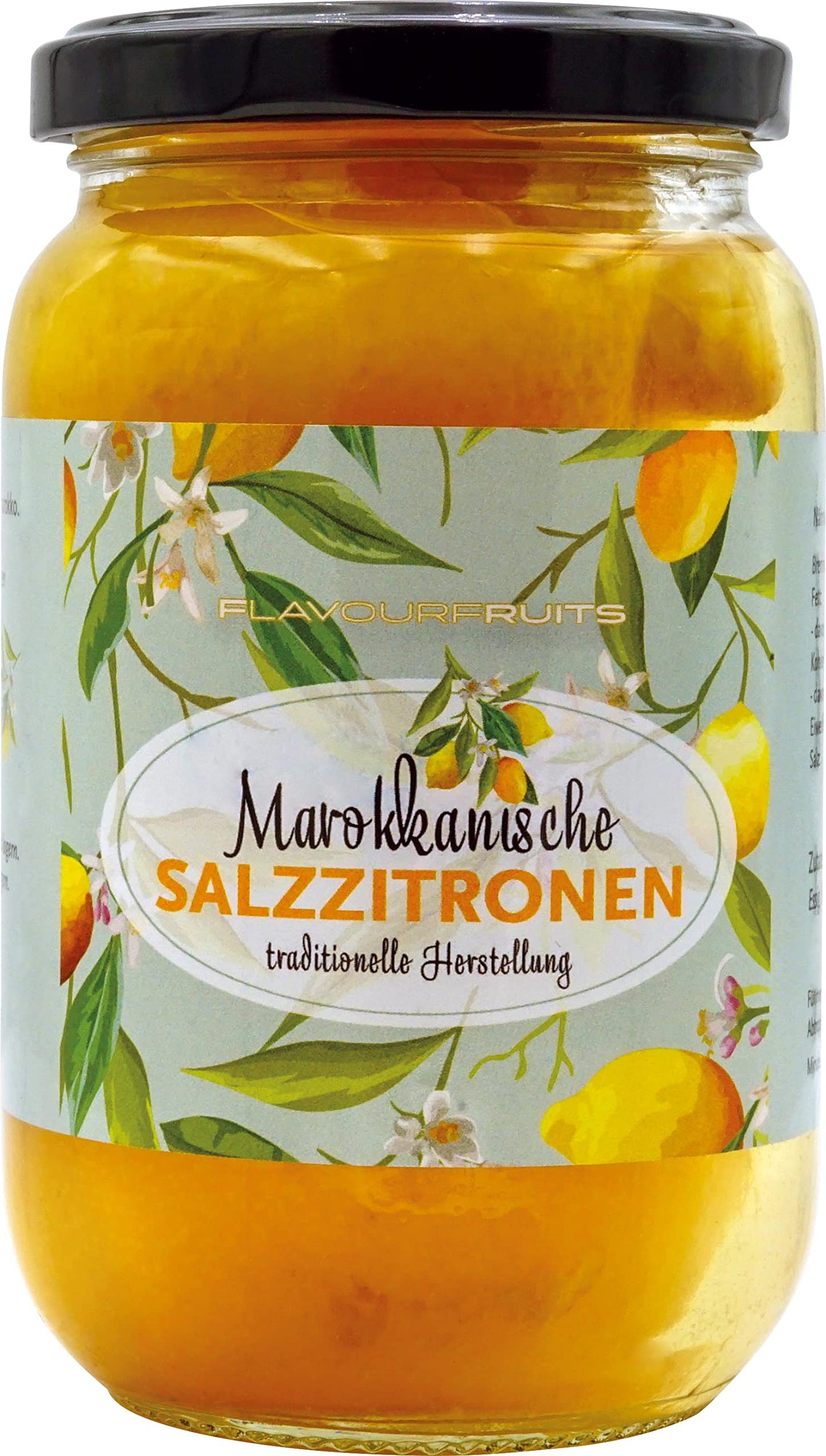 Limfood | 200g Original marokkanische eingelegte ganze Salzzitronen
