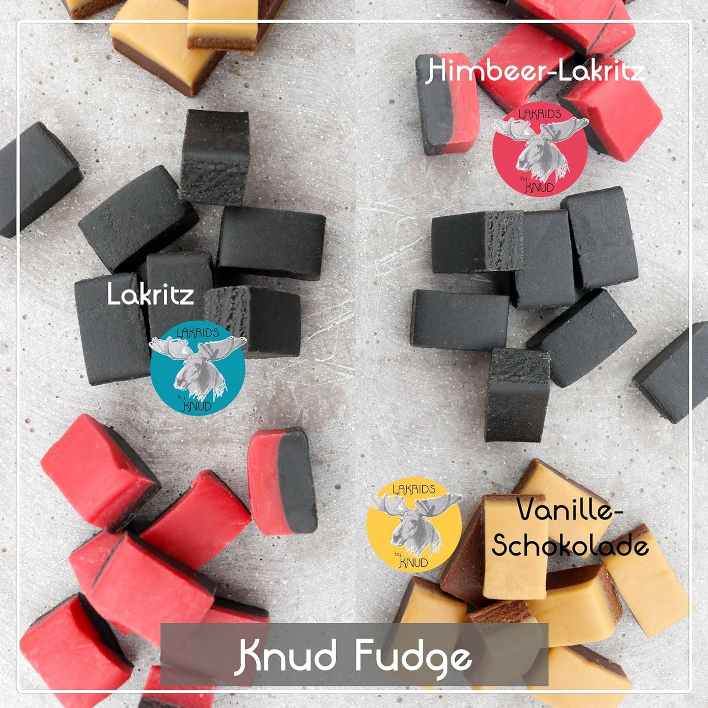 Knud | 150g Lakritz Fudge, softe Stücke mit feinem Lakritzgeschmack