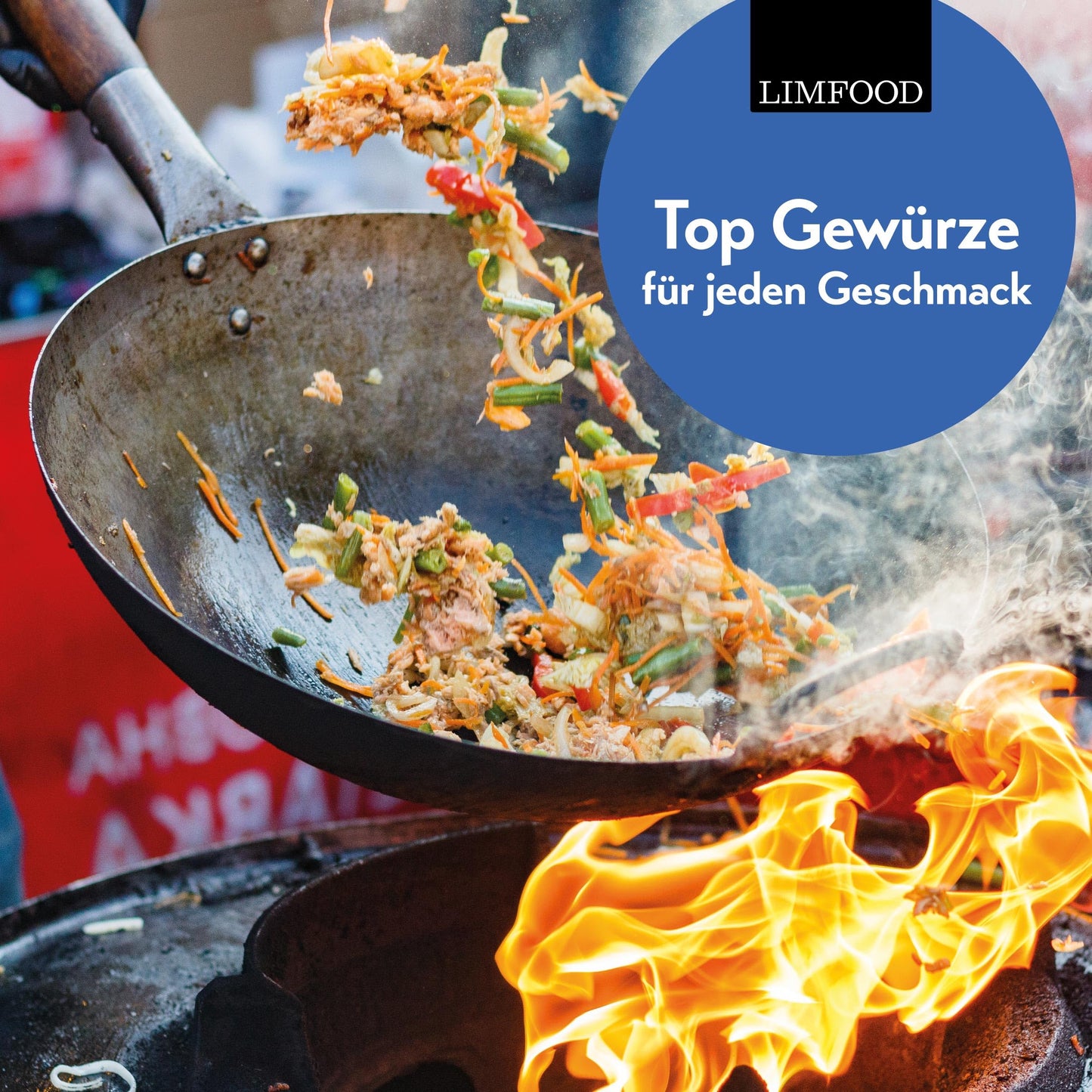 Limfood | 200g Wok Gewürz, Gewürzzubereitung für Gerichte aus dem Wok
