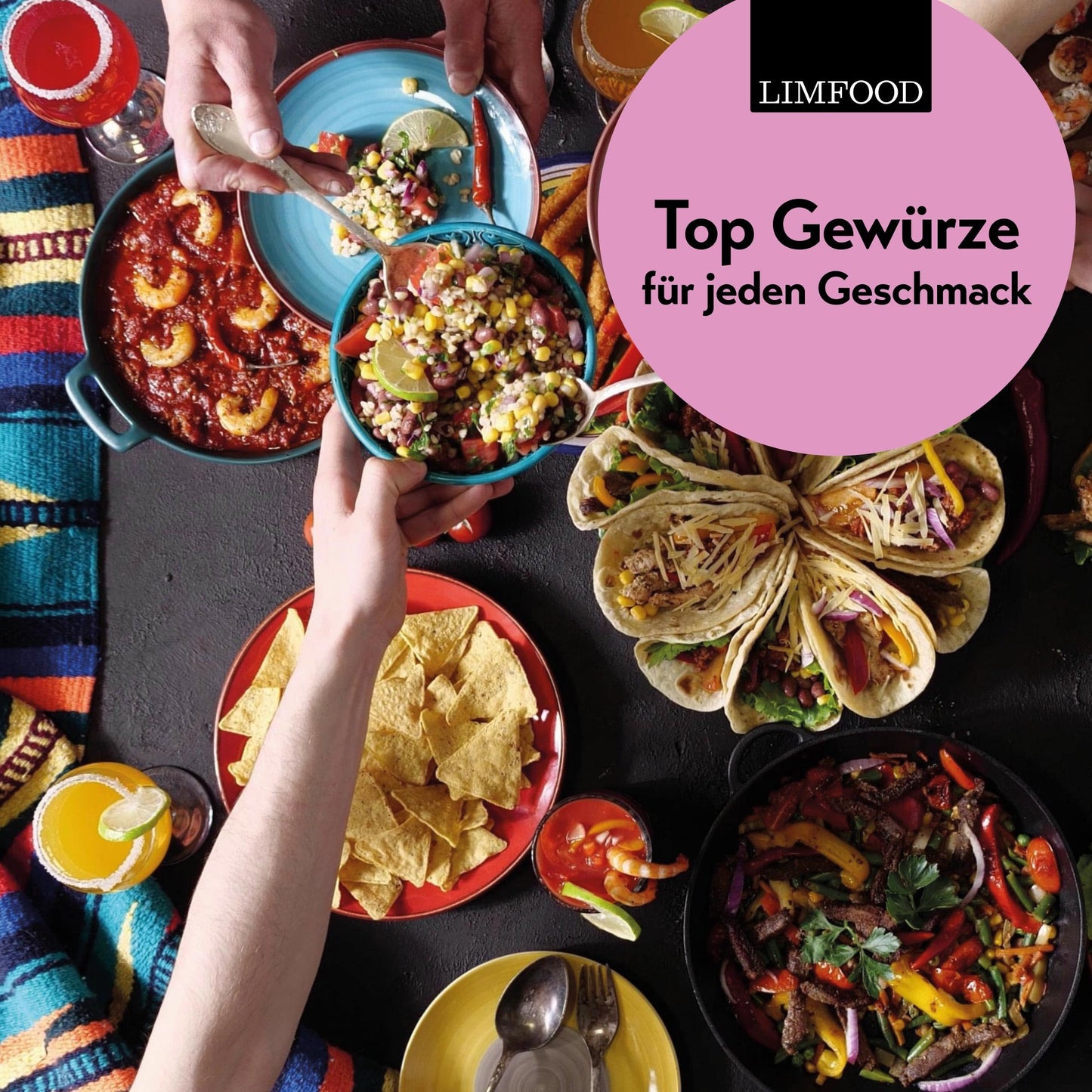 Limfood | 200g Chili con Carne Gewürz - extra scharf
