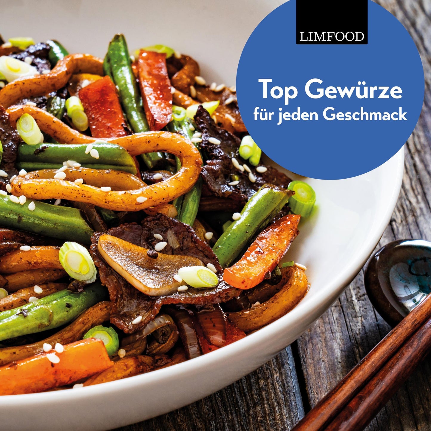 Limfood | 200g Chinesisches 5 Gewürze Pulver - China Gewürz mit Fenchel, Pfeffer, Sternanis, Ceylon Zimt, Nelken
