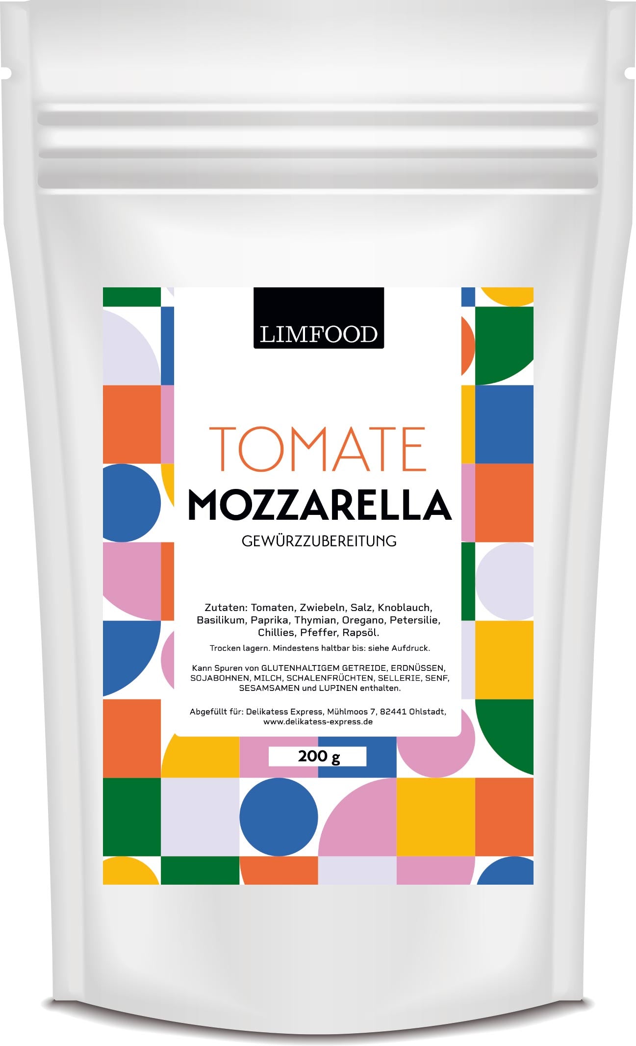 Limfood | 200g Tomate Mozzarella Gewürzmischung