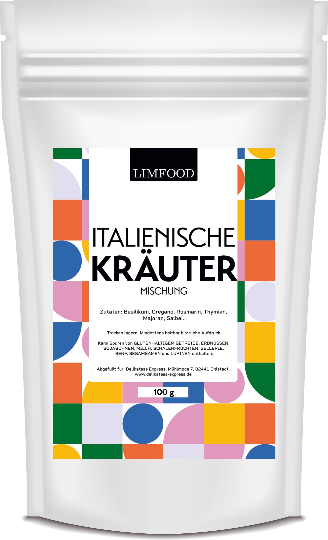 Limfood | 100g Italienische Kräuter getrocknet