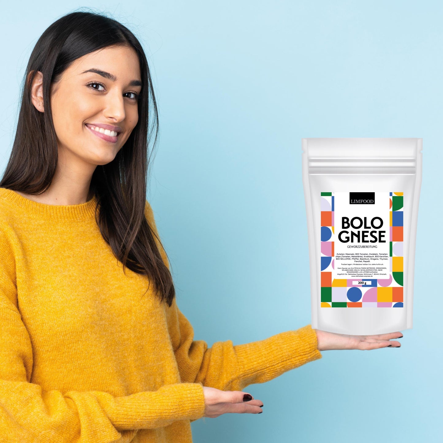 Limfood | 200g Bolognese Gewürz, Gewürzmischung für italienische Spagetti Bolognese