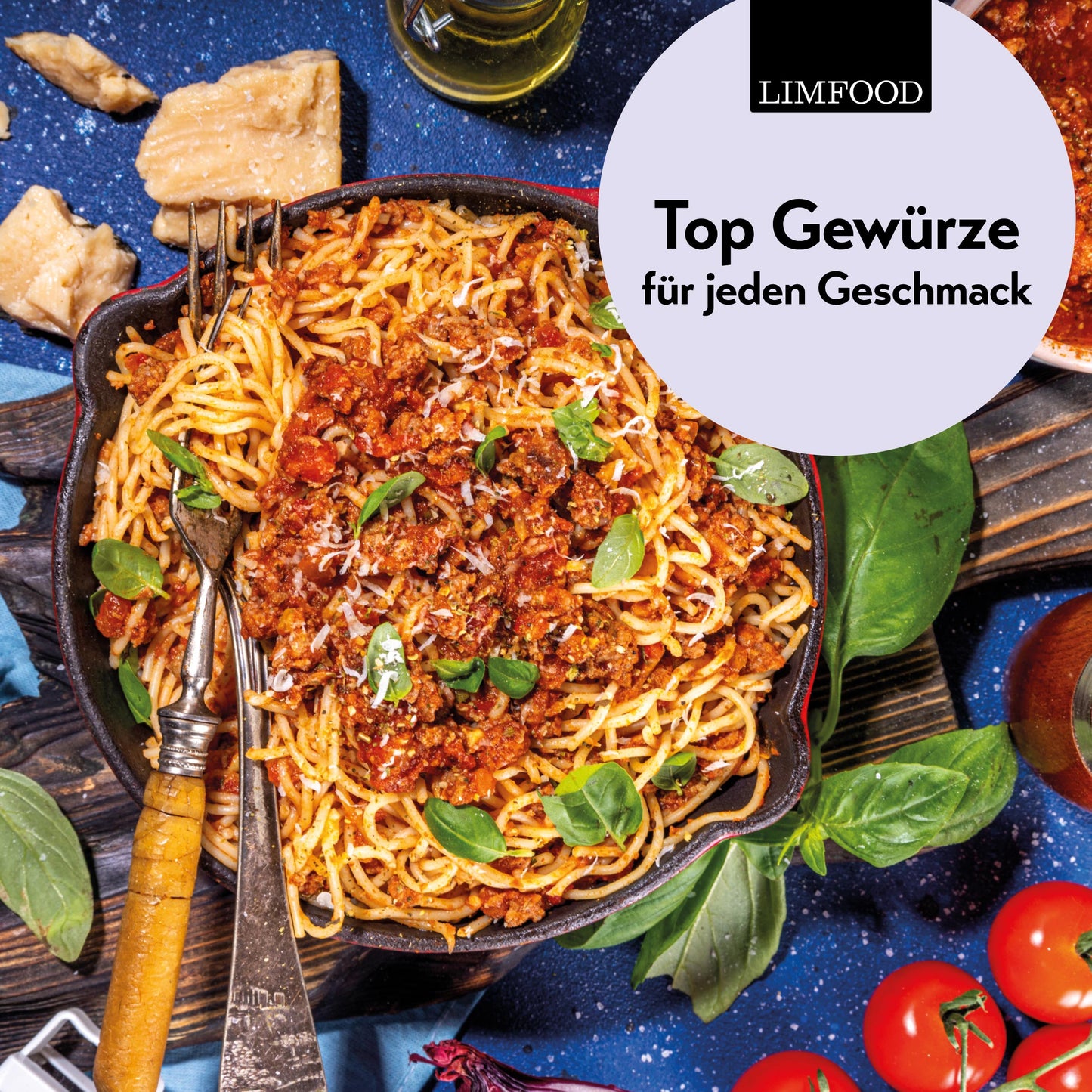 Limfood | 200g Bolognese Gewürz, Gewürzmischung für italienische Spagetti Bolognese