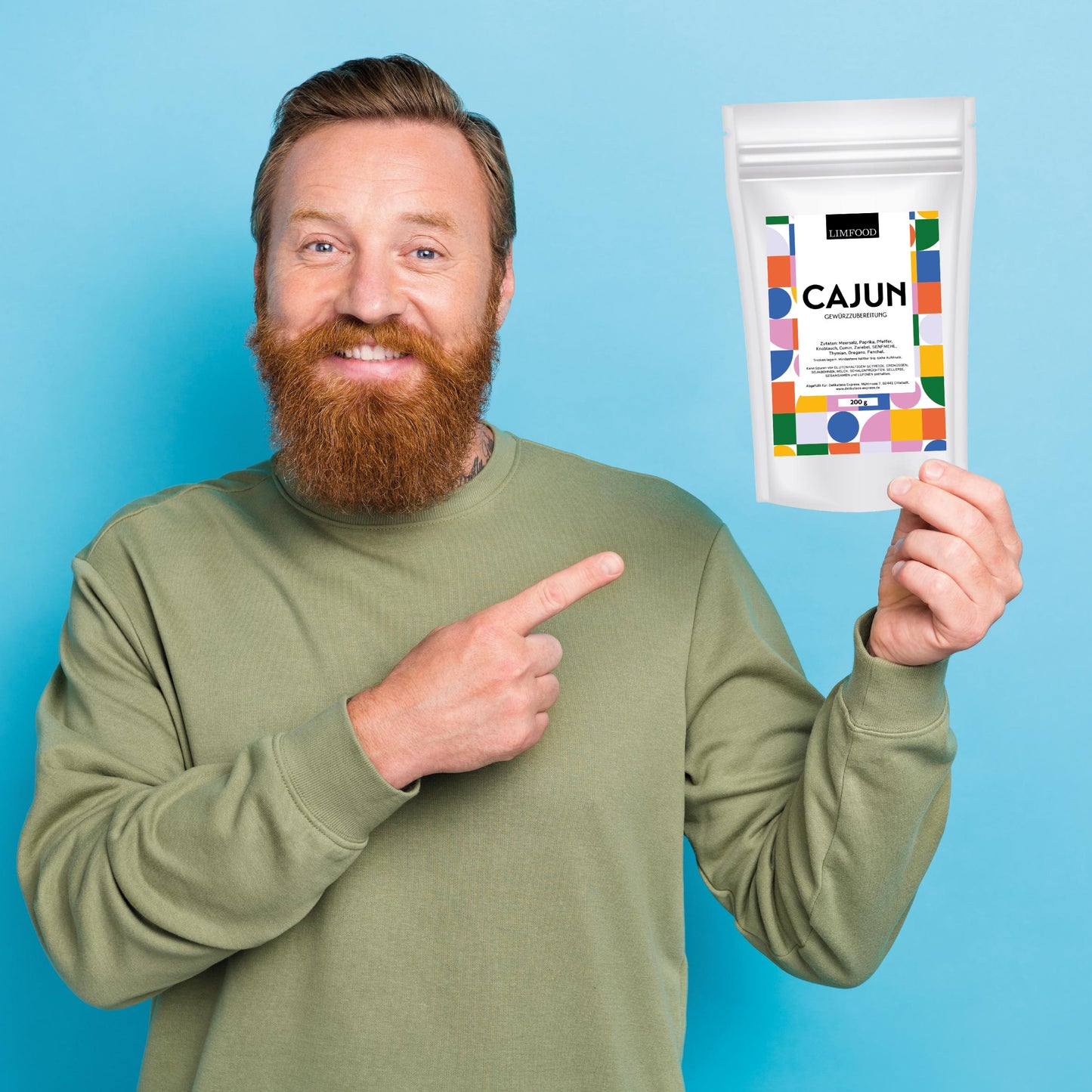 Limfood | 200g Cajun Gewürz, Gewürzmischung für Jambalaya & Gumbo Eintopf