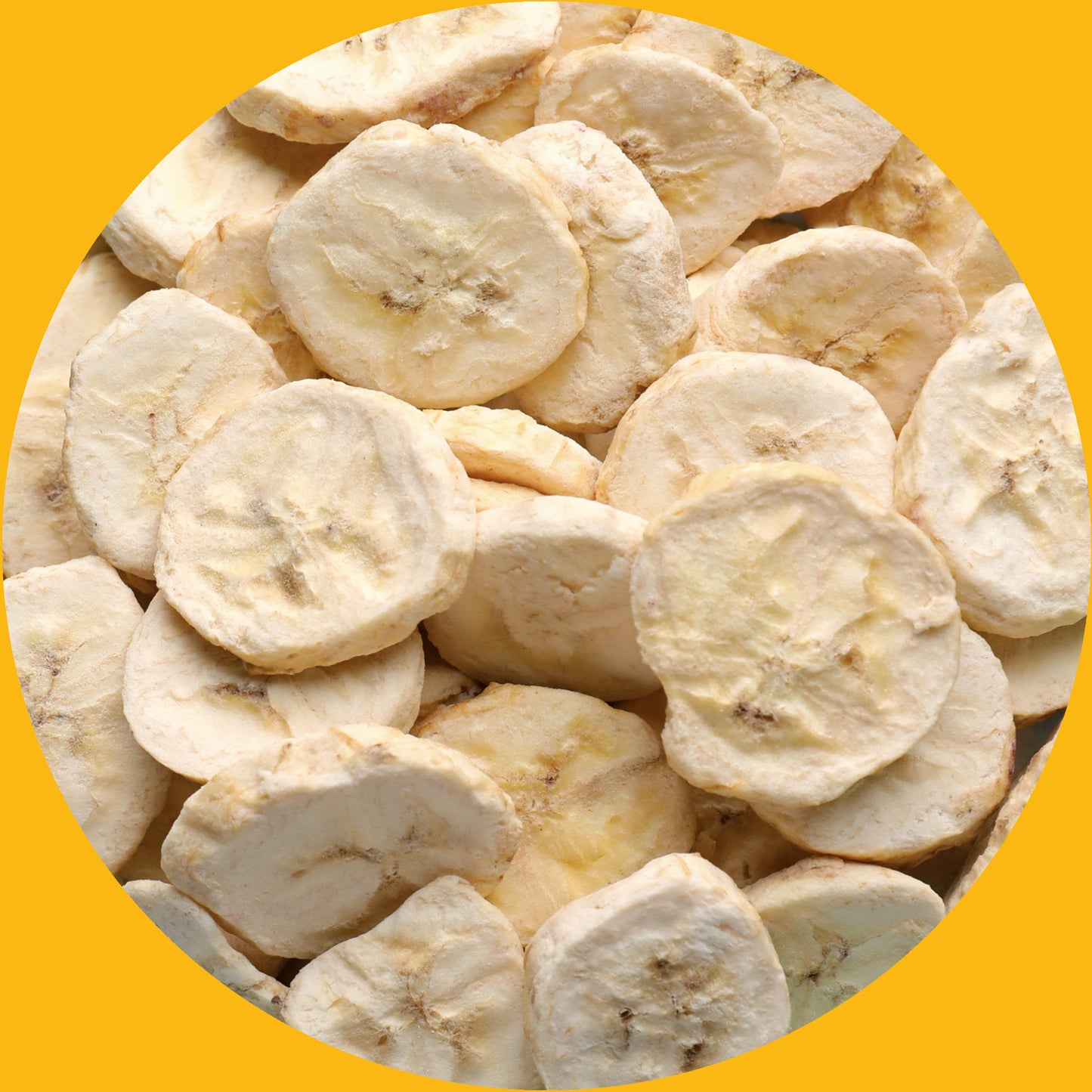 Limfood | 200g gefriergetrocknete Bananen in Scheiben - ohne Zuckerzusatz