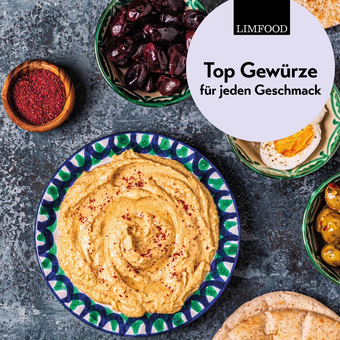 Limfood | 200g Sumach Gewürz, gemahlen, Essigbaumgewürz