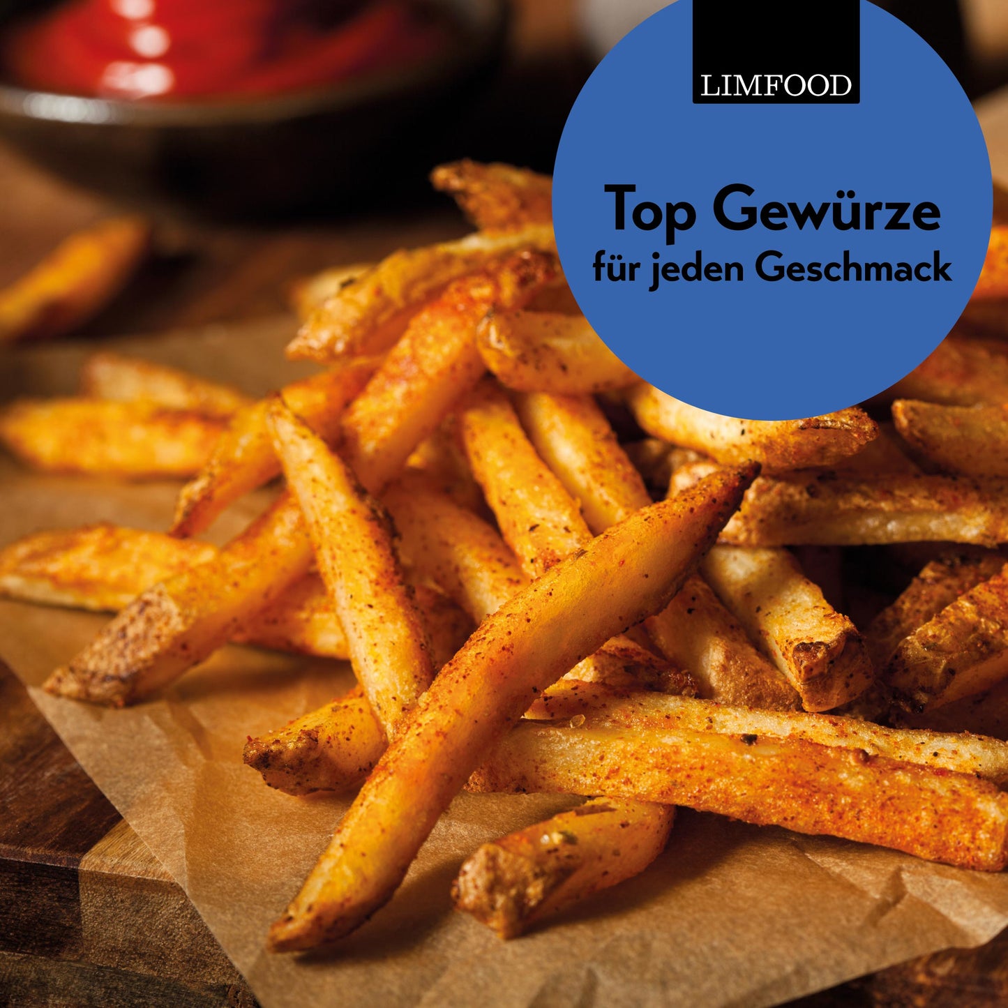 Limfood | 200g Pommes Gewürz Spicy - Pommes wie beim Imbiss