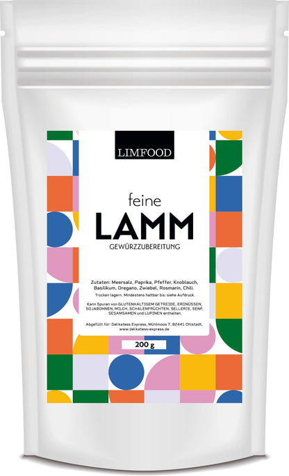 Limfood | 200g Lamm Gewürz, für Lamm Gerichte