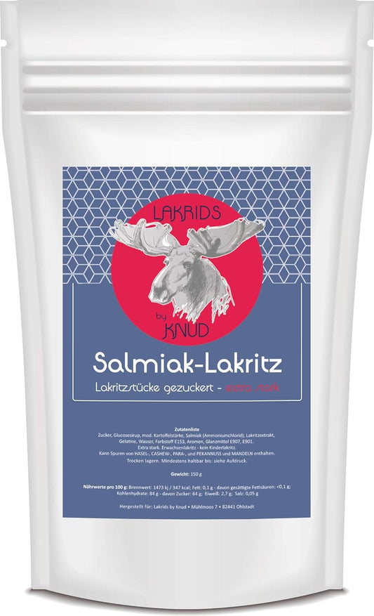 Knud | 150g Salmiak Lakritz - extra Stark