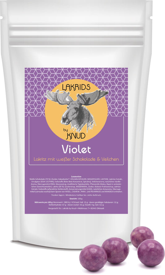 Knud | 150g Lakritz mit Veilchen