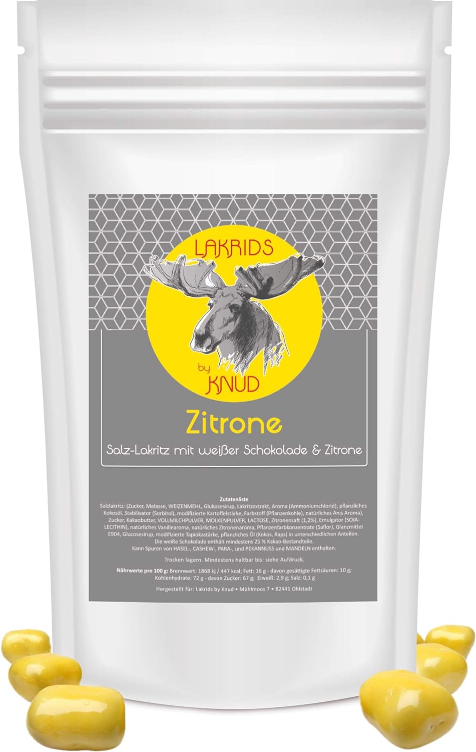 Knud | 150g Lakritz mit Zitrone