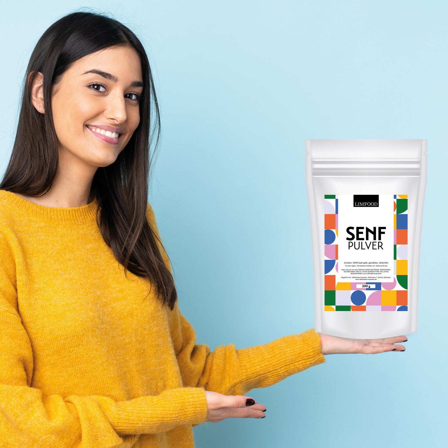 Limfood | 200g Senfmehl gelb teilentölt